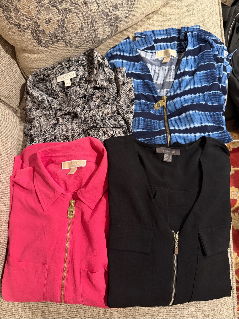 4 Top Bundle Large | Michael Kors, Dana Buchman & Primark Career Blouses EUC